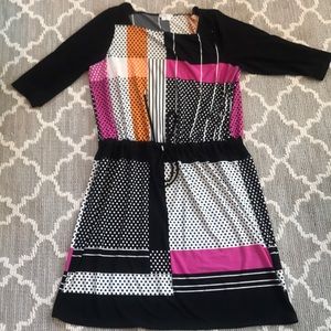 London Times dress with cinch waist